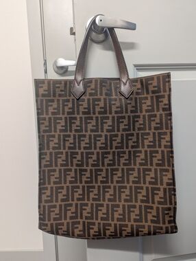Fendi Zucca Shopper Tote